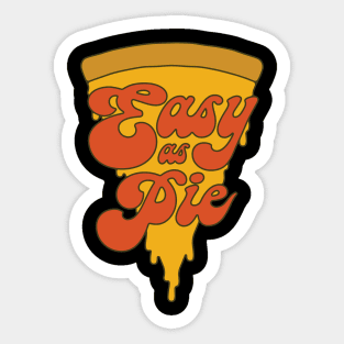 Easy as Pie Sticker